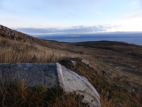 A clear December evening on the hill