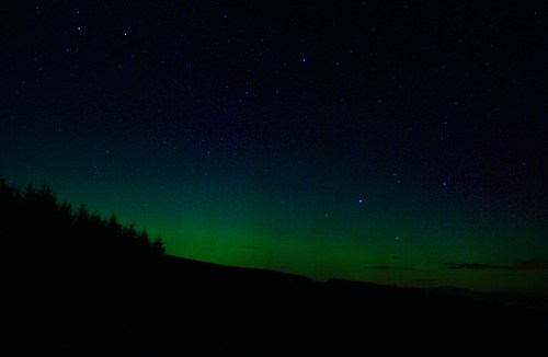 Catching the tail end of a major display